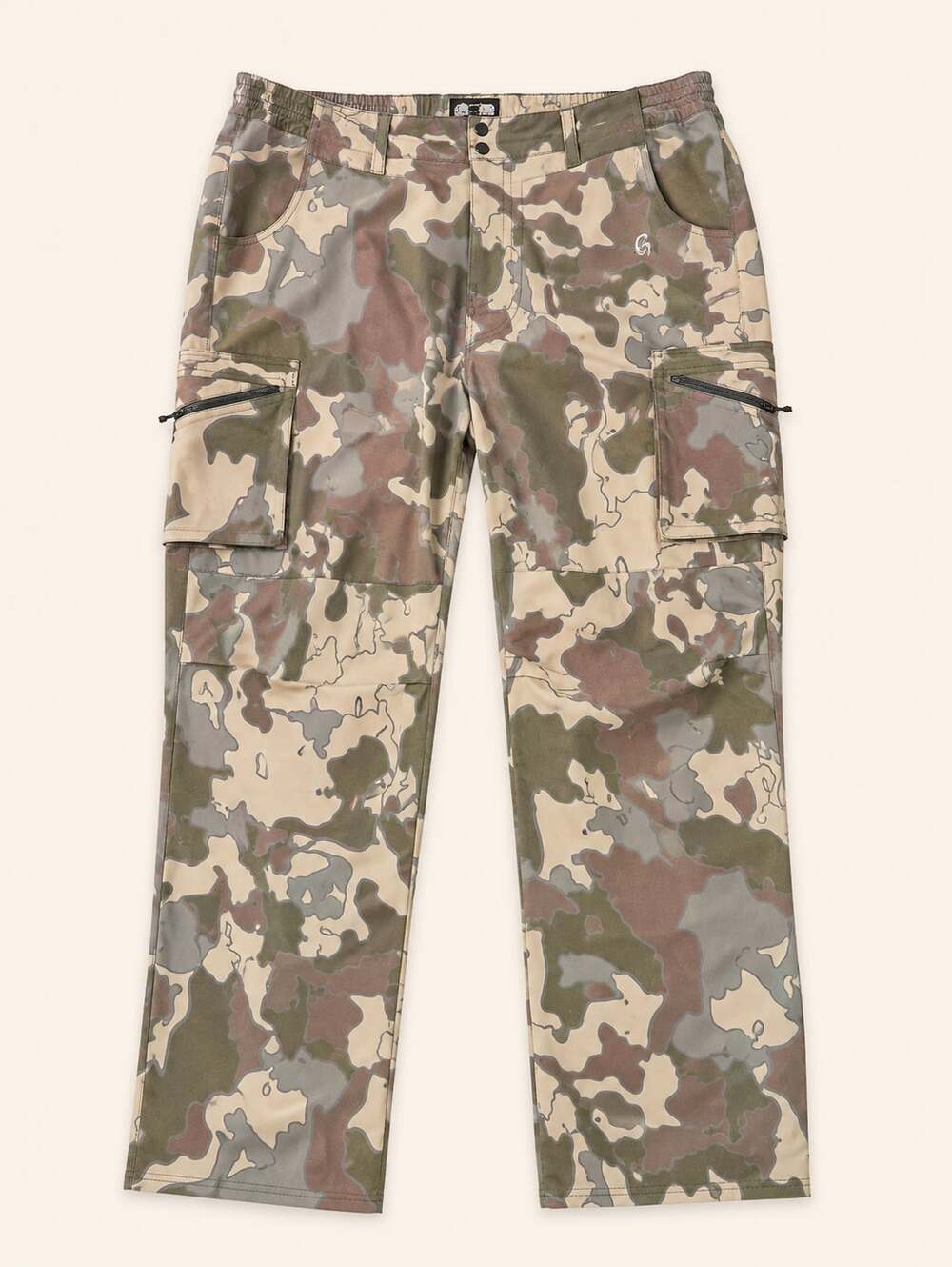Game Gear Camo Cargo Pants Women 3X Made USA Hunting Gorpcore Utility Y2K